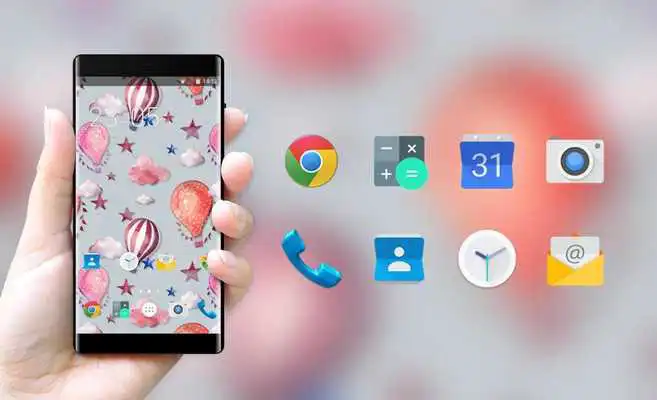 Play Cute air balloon Theme for Intex Aqua Y2