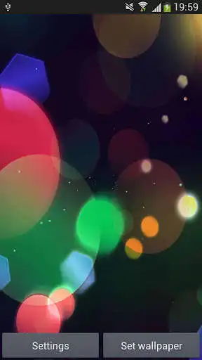 Play Cute and circle live wallpaper