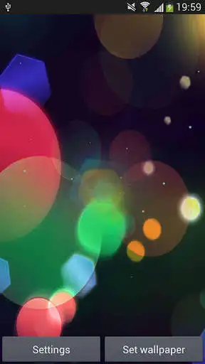 Play Cute and circle live wallpaper