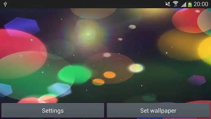 Play Cute and circle live wallpaper