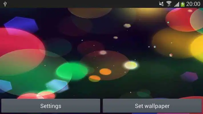 Play Cute and circle live wallpaper