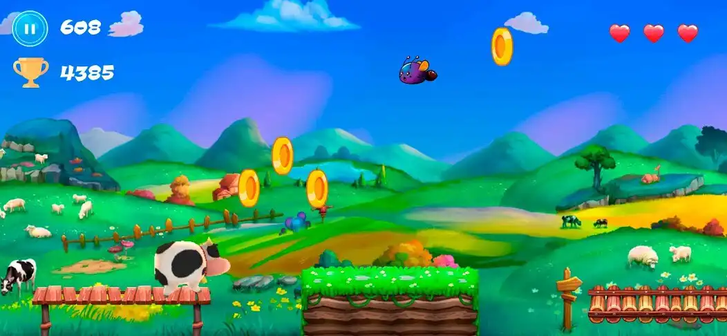 Play Cute Animals - Endless Runner as an online game Cute Animals - Endless Runner with UptoPlay