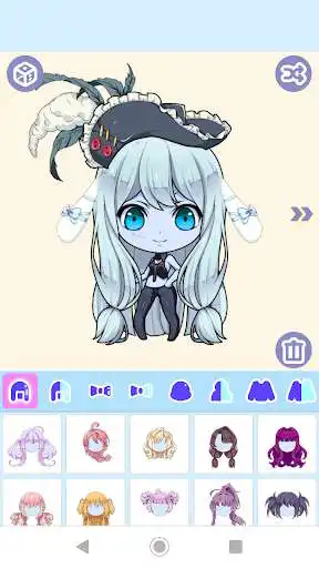 Play Cute Anime Avatar Maker  and enjoy Cute Anime Avatar Maker with UptoPlay