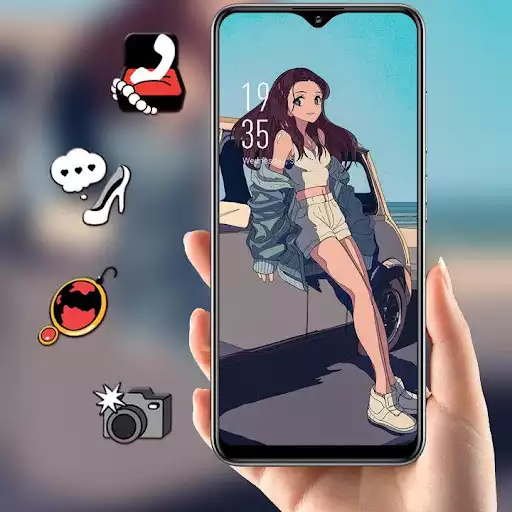 Play Cute anime girl leaning driving theme  and enjoy Cute anime girl leaning driving theme with UptoPlay