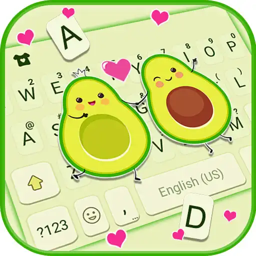 Play Cute Avocado Love Keyboard Background APK Play Cute Avocado Love Keyboard Background APK