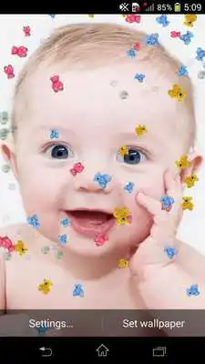 Play Cute Baby 3d Live Wallpaper