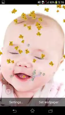 Play Cute Baby 3d Live Wallpaper