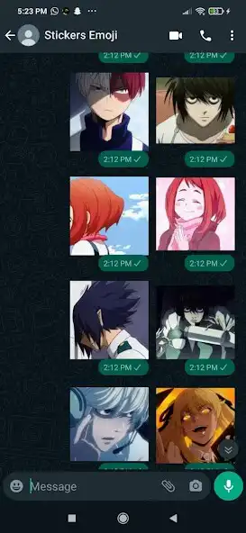 Play cute baby anime stickers Whats as an online game cute baby anime stickers Whats with UptoPlay