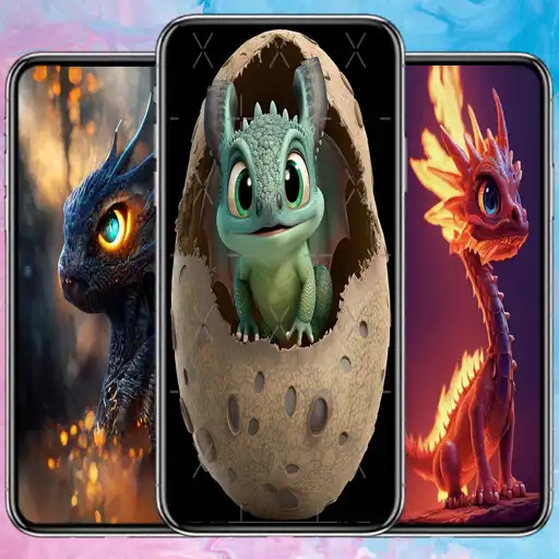 Play Cute Baby Dragon Wallpaper APK