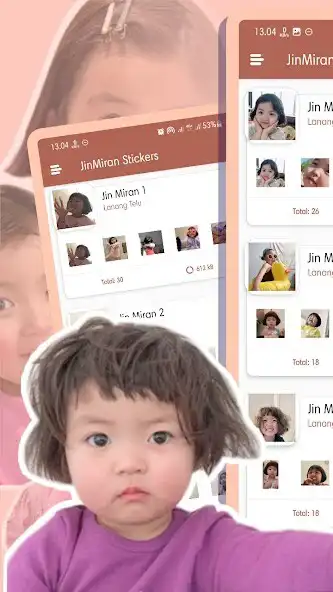 Play Cute Baby Korean Sticker  and enjoy Cute Baby Korean Sticker with UptoPlay