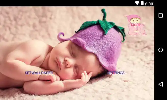 Play Cute Baby Live Wallpaper