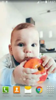 Play Cute Baby Live Wallpapers