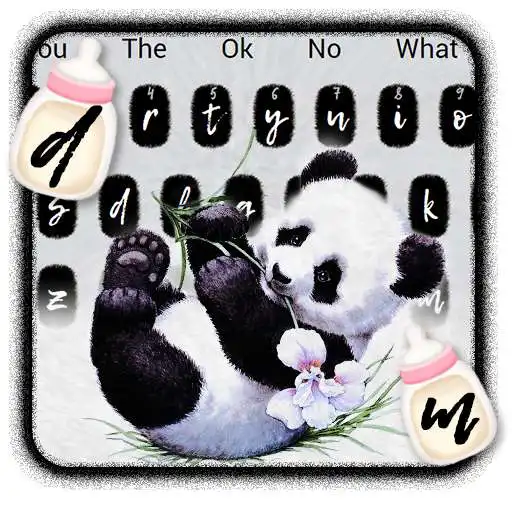 Run free android online Cute Baby Panda Keyboard APK