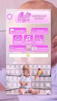 Play Cute Baby Photography Keyboard