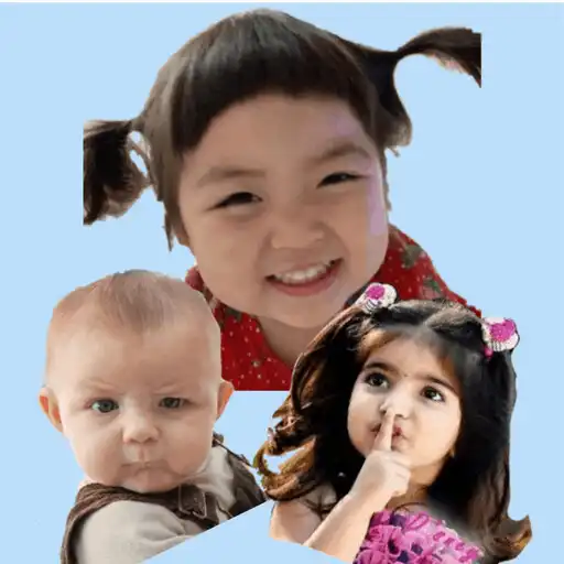 Play Cute Baby Stickers: Jin Miran APK