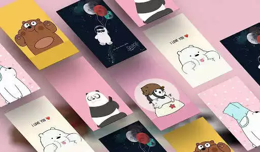 Play Cute Bear Cartoon Wallpaper  and enjoy Cute Bear Cartoon Wallpaper with UptoPlay