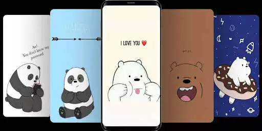 Play Cute Bear Cartoon Wallpaper as an online game Cute Bear Cartoon Wallpaper with UptoPlay