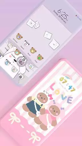 Play Cute Bear EMUI 10/11 Theme  and enjoy Cute Bear EMUI 10/11 Theme with UptoPlay