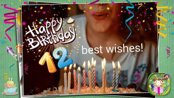 Play Cute Birthday Photo Stickers