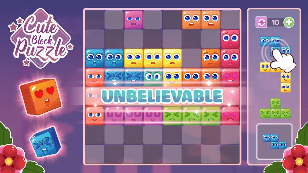Play Cute Block Puzzle: Kawaii Game  and enjoy Cute Block Puzzle: Kawaii Game with UptoPlay