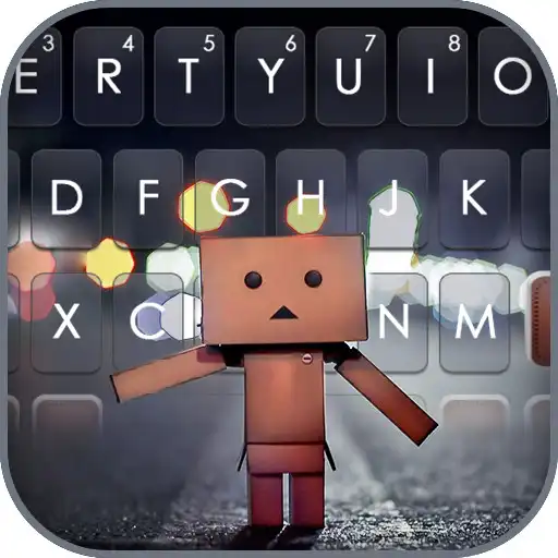 Play Cute Boxman Keyboard Background APK