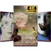 Free play online Cute Boys with Animals Ultra HD Wallpapers Offline APK