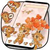 Free play online Cute Brown Bear Theme Kawaii Bear icons APK Free play online Cute Brown Bear Theme Kawaii Bear icons APK