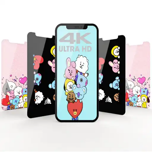Play Cute BT21 Wallpaper - Ultra HD 4K APK