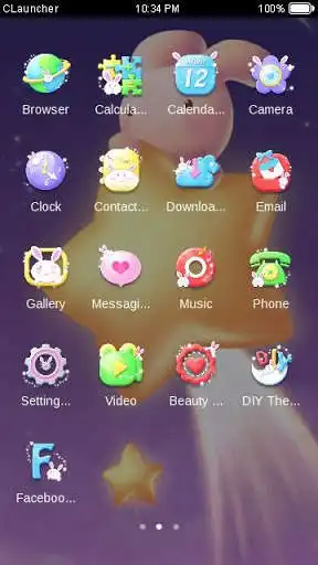 Play Cute Bunny Theme HD C Launcher