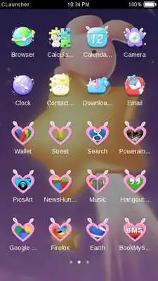 Play Cute Bunny Theme HD C Launcher