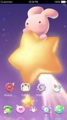 Play Cute Bunny Theme HD C Launcher