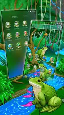 Play Cute Cartoon Frog 2D Theme