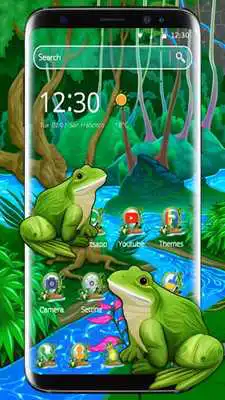 Play Cute Cartoon Frog 2D Theme