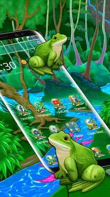 Play Cute Cartoon Frog 2D Theme