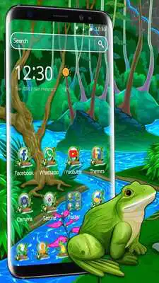 Play Cute Cartoon Frog 2D Theme