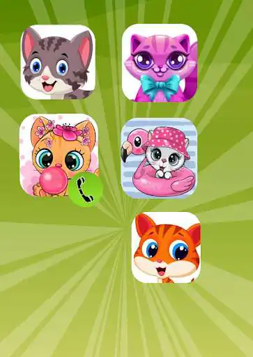 Play Cute Cat Adventure Fake Call as an online game Cute Cat Adventure Fake Call with UptoPlay