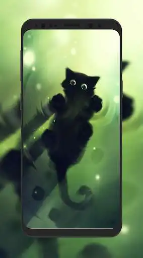 Play Cute Cat Cartoon Wallpaper  and enjoy Cute Cat Cartoon Wallpaper with UptoPlay