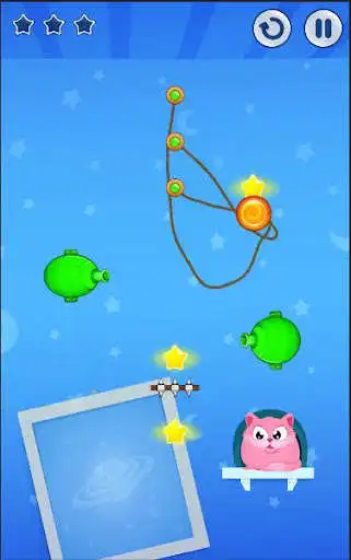 Play Cute Cat Cut Rope FREE as an online game Cute Cat Cut Rope FREE with UptoPlay