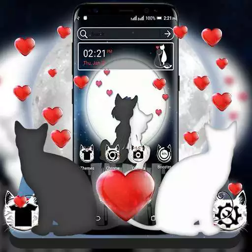 Play Cute Cat Love Launcher Theme APK Play Cute Cat Love Launcher Theme APK
