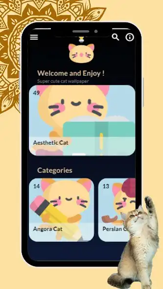 Play Cute Cat Wallpaper HD Kittens as an online game Cute Cat Wallpaper HD Kittens with UptoPlay