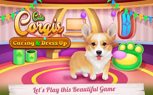 Play Cute Corgis Caring and Dressup  and enjoy Cute Corgis Caring and Dressup with UptoPlay