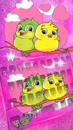 Play Cute Couple Bird Keyboard as an online game Cute Couple Bird Keyboard with UptoPlay