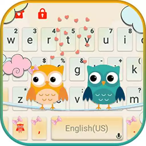 Play Cute Couple Owls Keyboard Theme APK Play Cute Couple Owls Keyboard Theme APK