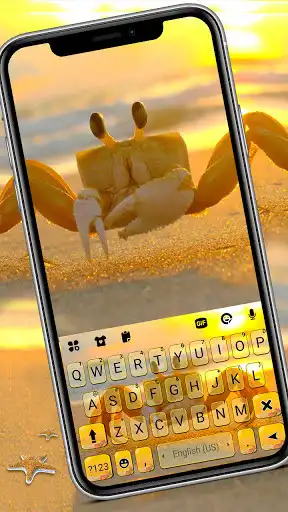 Play Cute Crab Holiday Keyboard Background  and enjoy Cute Crab Holiday Keyboard Background with UptoPlay