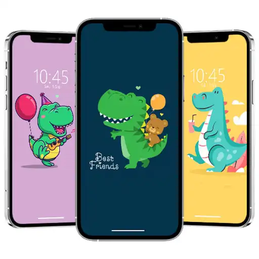 Play Cute Dino Merah Wallpaper HD APK