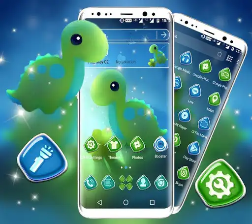 Play Cute Dinosaur Launcher Theme  and enjoy Cute Dinosaur Launcher Theme with UptoPlay