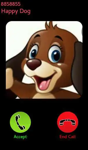 Play Cute Dog Call Fake App 2022 as an online game Cute Dog Call Fake App 2022 with UptoPlay