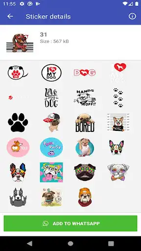 Play Cute Dogs Stickers as an online game Cute Dogs Stickers with UptoPlay