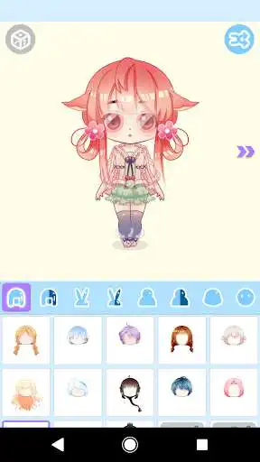 Play Cute Doll Avatar Maker: Make Your Own Doll Avatar  and enjoy Cute Doll Avatar Maker: Make Your Own Doll Avatar with UptoPlay