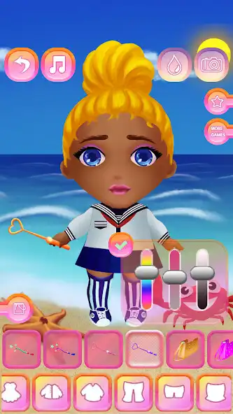 Play Cute Dolls: Dress Up for Girls as an online game Cute Dolls: Dress Up for Girls with UptoPlay